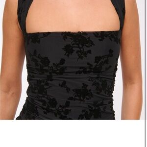 Abercrombie & Fitch Black Floral Blouse